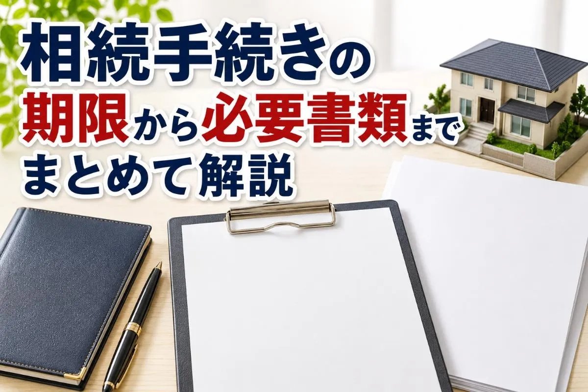 相続手続きの期限から必要書類までまとめて解説
